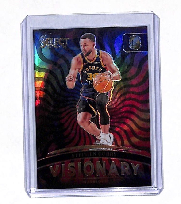 2024-25 Panini Select Stephen Curry Visionary Prizm Insert Card Warriors 