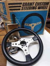 Vtg Grant Custom Rally Steering Wheel Hot Rod Chevy Ford Mopar Nib 1970s Box Vtg Grant Custom Rally Steering Wheel Hot Rod Chevy Ford Mopar Nib 1970s Box