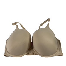Victoria's Secret PINK Bra Womens 36DD Beige Wear Everywhere Push-Up Underwire