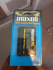 Maxell Dry Type Audio Cassette Head Cleaner New Sealed A-403        66-36