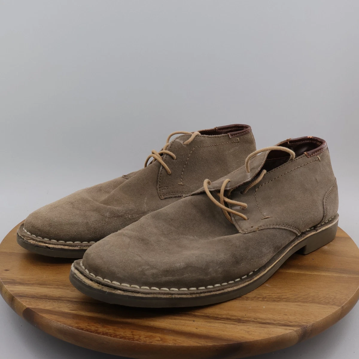 Kenneth Cole Reaction Leather Upper Brown Boots for Men for  display picture 2