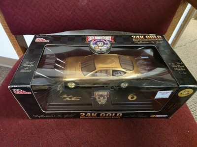 RACING CHAMPIONS NASCAR 50th ANNIVERSARY 1:24 24K GOLD PLATED