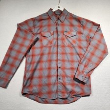 DIXXON Flannel XLT Tall XL Copper State Long Sleeve Flannel Pearl Snaps Limited