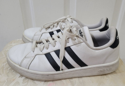 Adidas Womens Shoes Cloudfoam Advantage Athletic Sneakers Size 8 White