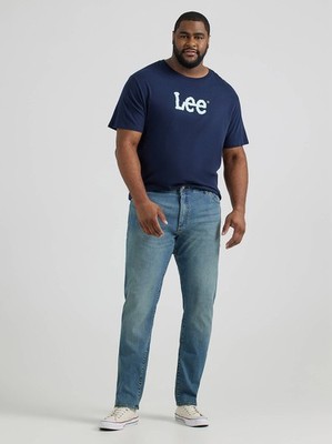LEE Relaxed Fit Jeans Mens 44x30 Mega Big And Tall Thigh Stretch Trousers NWT