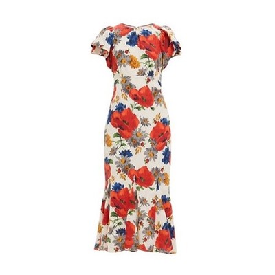TUCKERNUCK Crimson Poppy Cotton Linen Elodie Dress Size 10 NWT | eBay