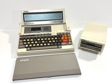 Vintage Epson PX-8 Geneva CP/M Portable Computer PF-10 Drive Multi Unit 64