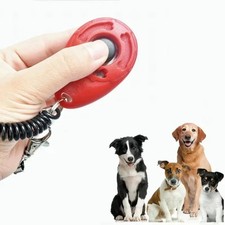 Dog Training Clicker with Wrist Strap Pet Puppy Cat Obedience Trainer Sound Aid
