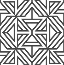 NuWallpaper NUS3499 Linear Peel Stick Wallpaper, Black