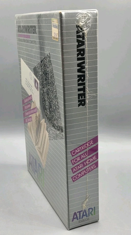 VINTAGE Atariwriter "A Word Processor" Cartridge RX8036 - NEW in SEALED BOX - Image 4 of 4
