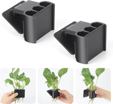 2Pcs 3 Holes Upgraded Aquatic Plant Cup Aquarium Plant Holder for Tank, Hanging