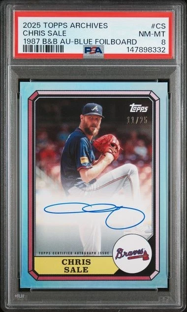 Topps Chris Sale Baseball Serial Numbered Sports Trading Cards