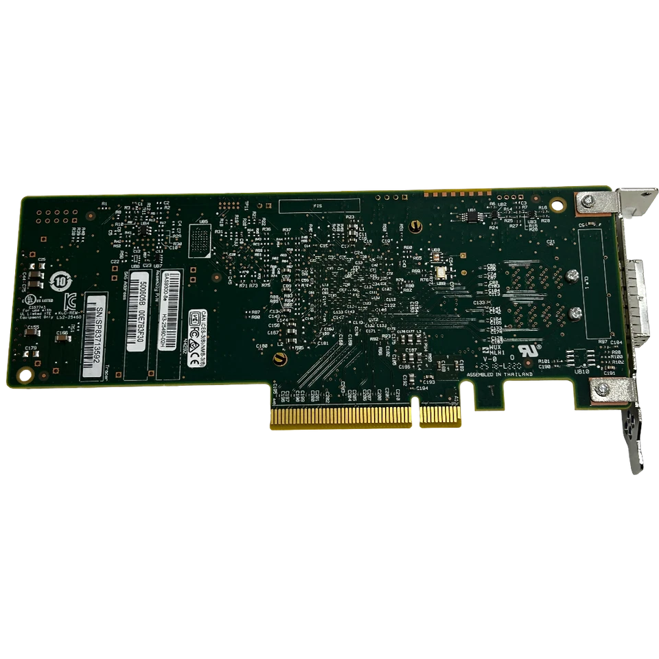 Avago 9300-8E SAS3 2-Port PCIe x8 HH Bracket Ext HBA Adapter - H3-25460-02H - Image 4 of 4