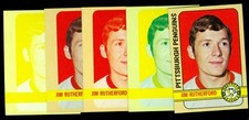 1972-73 TOPPS LOA # 97 JIM RUTHERFORD RC PROGRESSIVE PROOF SET of 5 MINT UNIQUE 