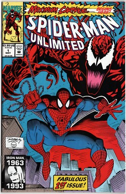 SPIDER-MAN UNLIMITED 1 Marvel Comics MAXIMUM CARNAGE 1st appearance of SHRIEK