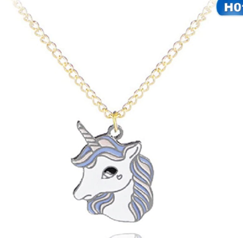 Mutli Color Unicorn Necklace Girls Cute New Free Ship Fashion Gift Jewelry! - Picture 6 of 8
