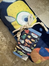 NWT Pottery Barn Kids FUNNY FISH BEACH TOWEL ALLIGATOR  SHARK 32x64  Pool