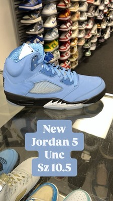 NIKE AIR JORDAN 5 RETRO OG SZ 10.5 UNIVERSITY BLUE UNC DV1310-401 AUTHENTIC RARE