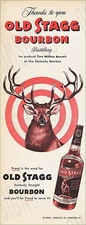 Vintage Old Stagg Whiskey Bourbon Reproduction Metal Sign FREE SHIPPING
