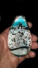 National Multiple Sclerosis Society Blown Glass Egg Paperweight Bubbles  — photo 1