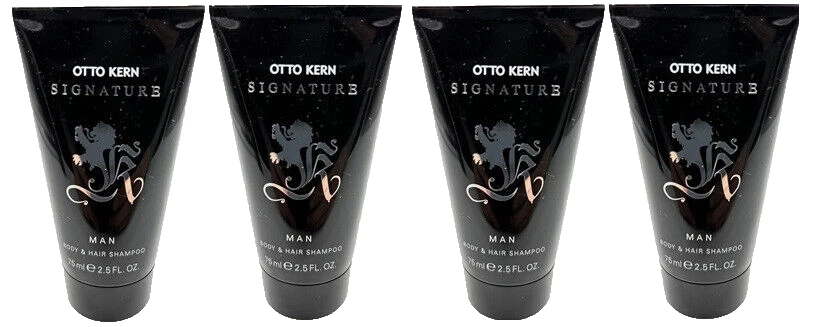 Otto Kern Signature Herren Men 4 x 75 ml Set Duschgel Reisegrösse