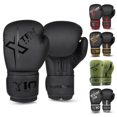 XTEN Boxhandschuhe Training Sparring Muay Thai MMA Kickboxen Boxsack Erwachsene