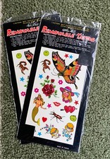 Vintage Removable Tattoo Sheets - two sheets