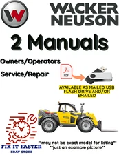 WACKER NEUSON 5007 KRAMER TELEHANDLER OPERATORS SERVICE REPAIR MANUAL PDF USB