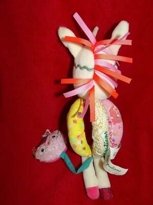 Doudou Peluche Hochet D'activités Licorne Lilliputiens Louise