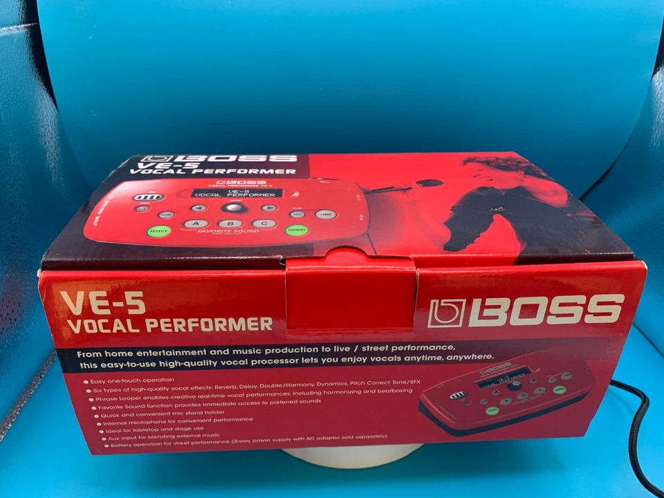 Boss VE 5 RD Vocal Performer Enhancer Voice Corroction Effects. + Power Supply - Image 4 of 4