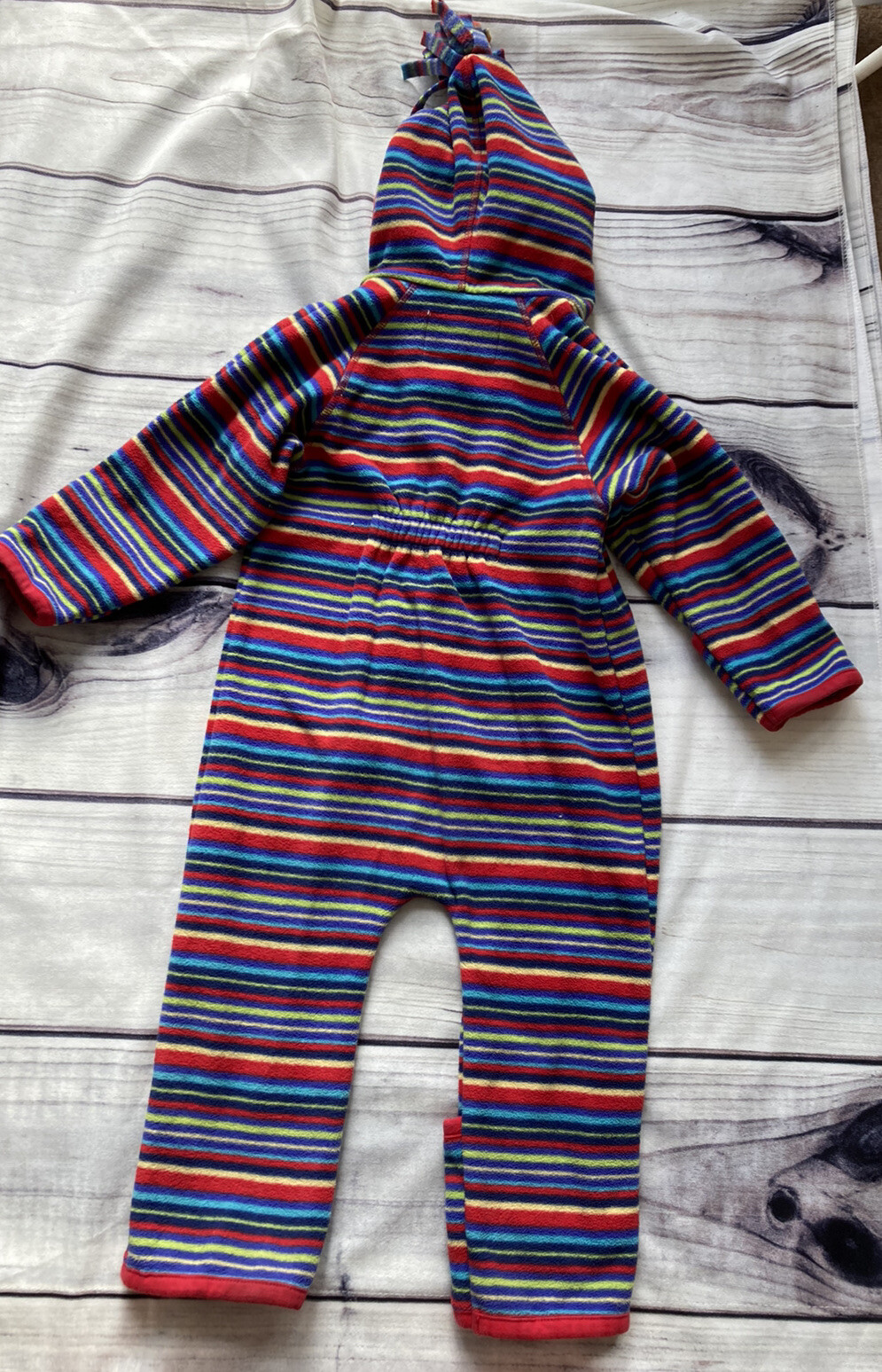 Jojo Maman Bebe Polar Fleece Baby Pramsuit In The Snow 1218 Months eBay