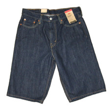 Levi's Men's 469 Shorts Size 29 Dark Wash Loose Shorts 100 Cotton New