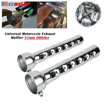 2pcs Exhaust Muffler Db Killer Insert Baffle Removable Silencer Slip On 51mm2 2pcs Exhaust Muffler Db Killer Insert Baffle Removable Silencer Slip On 51mm2