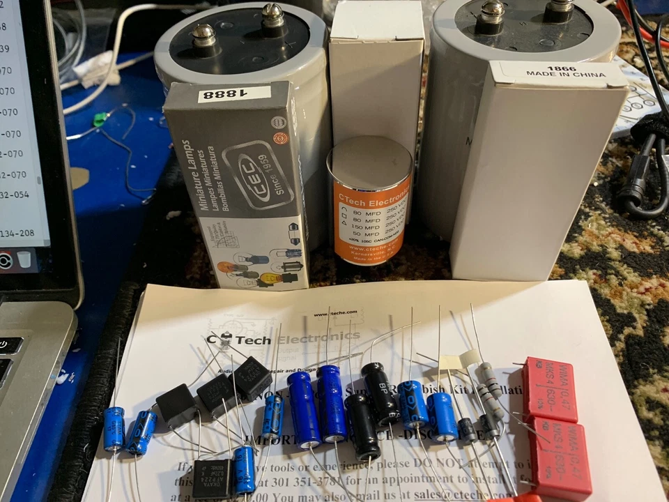 Kit de restauración de lujo McIntosh MC2105 MC-2105 amplificador Foto 2 de 4