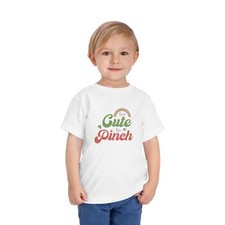 Toddler Short Sleeve Tee for St. Patrick's Day Celebration, Irish Shamrock