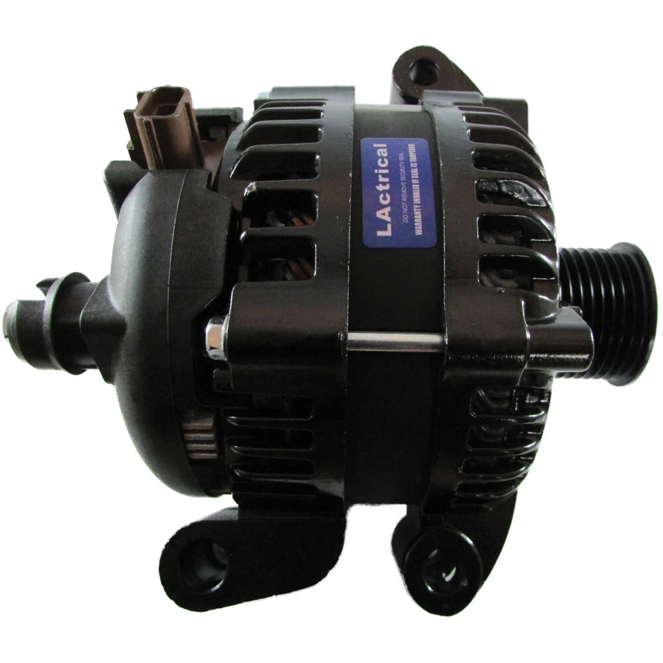 HIGH OUTPUT 350A BLACK ALTERNATOR FOR FORD F250 F350 F450 F550 Powerstroke 7.3L - Image 2 of 4