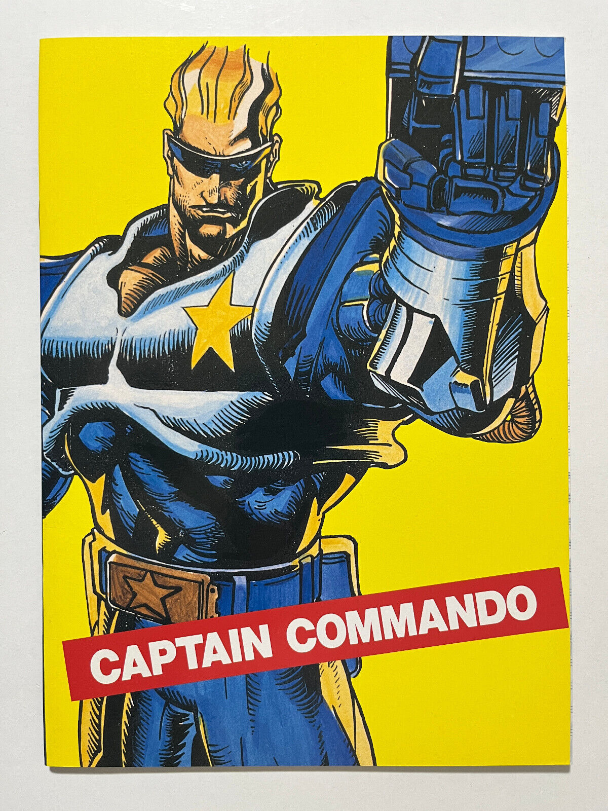 Captain Commando Arcade Game Flyer