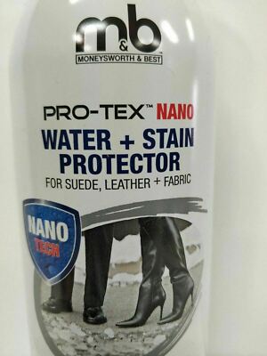 Moneysworth & Best PRO-TEX Nano Water & Stain Protector Spray – For Leather, Suede, Fabric, Nubuck - View #9