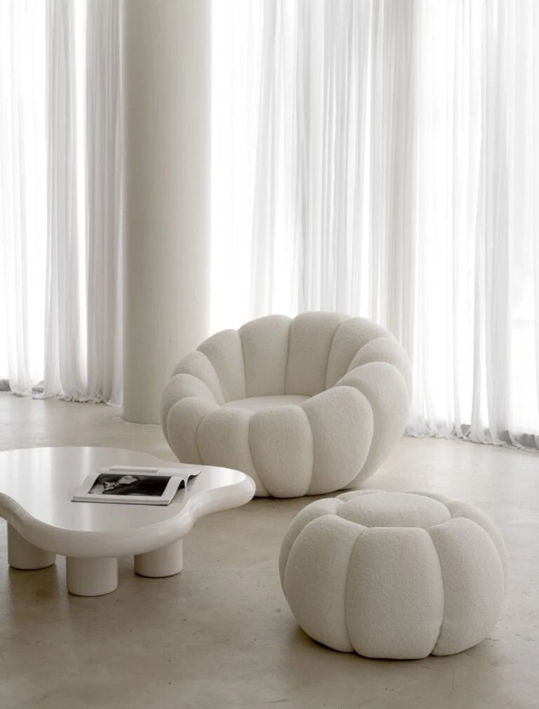 Minimalist Curved Boucle Japan Floor Sofa LoungeChair Accent ARM Chair Ottoman
Opens in a new window