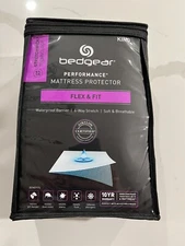 Bedgear Performance Mattress Protector Stretchwick Waterproof Cooling KING Flex