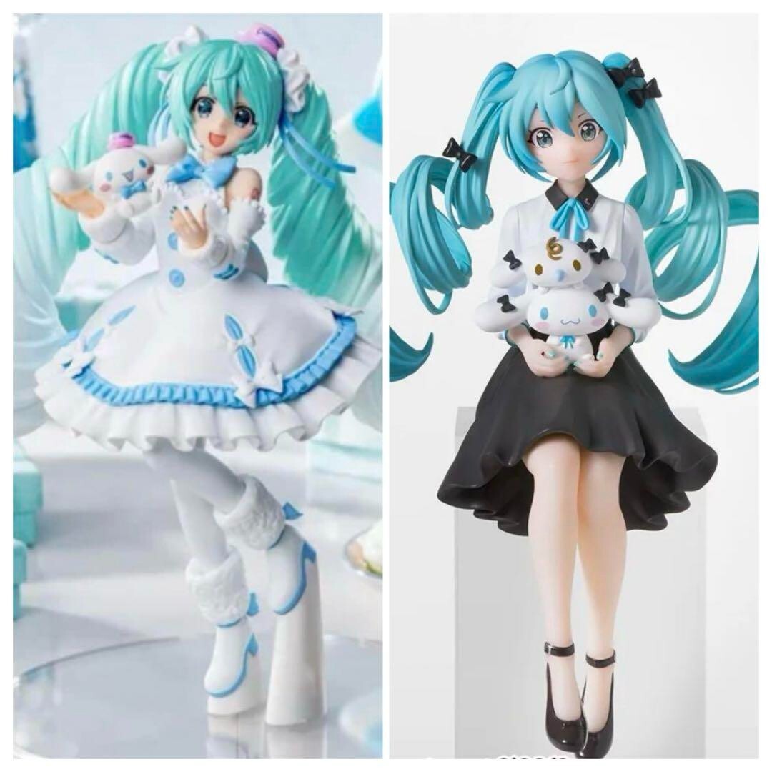 Hatsune Miku Cinnamoroll フィギュア Amazon.com: SEGA Hatsune Miku x Cinnamoroll PM Perching