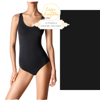 Viscose String Body Wolford Black Schwarz Klassisch Eleganter Basic Body Vollpo