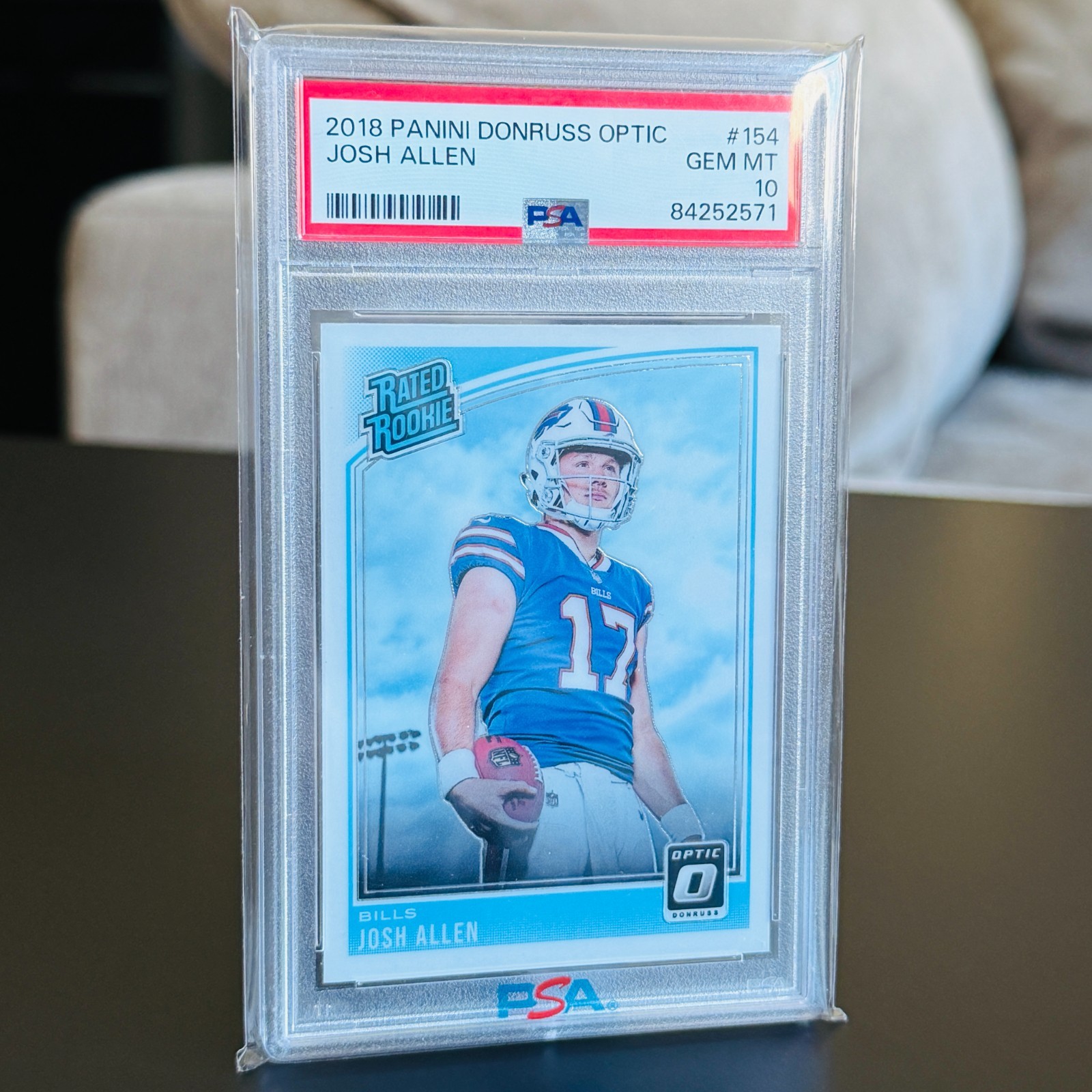 2018 Panini Donruss Optic Josh Allen Rated Rookie #154 PSA 10