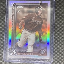 2025 Topps Chrome Update Series - Drake Baldwin #USC96 Sepia Refractor (RC)