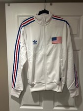 Adidas Track Jacket FIFA World Cup USA White new Y2K Classic RARE Medium Vintage