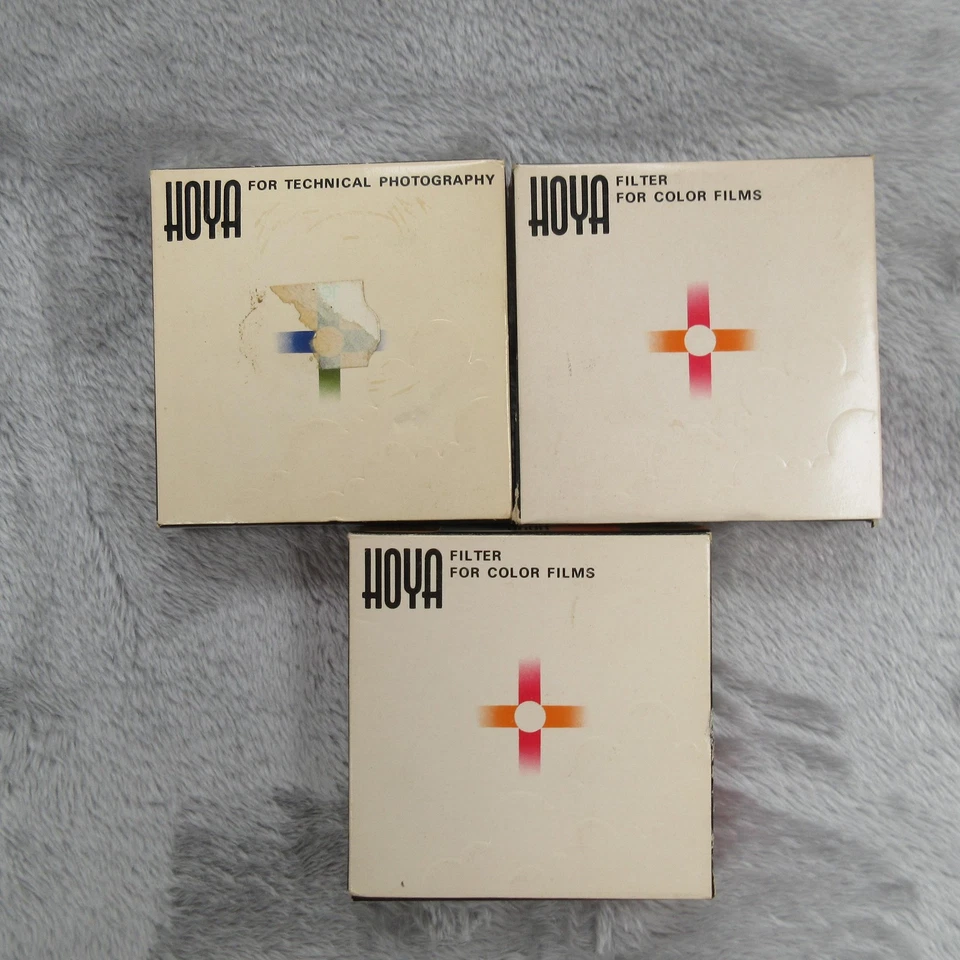 Hoya 55mm Filter Kit 81A 82A PL Polarizing Type D Color Film Set Of 3 Japan A1 - Image 1 of 4
