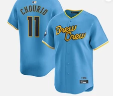 HOTT!! Chourio Blue #11 City Connect Limited Baseball Jersey shirt