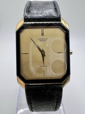 Men's Vintage Seiko Lassale Tank Classy Elegant Minimalist Elegant