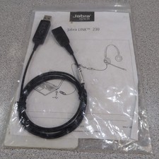 Jabra Link 230, 230-09 USB Cable for GN Netcom QD Corded Headset to PC