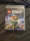 LEGO Star Wars 3 III Clone Wars (PlayStation 3, 2011) CIB, Complete With Manual